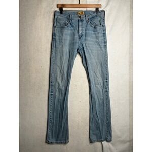 Wrangler 20X No. 42 Mens Light Wash Slim Straight Western Jeans 32x34